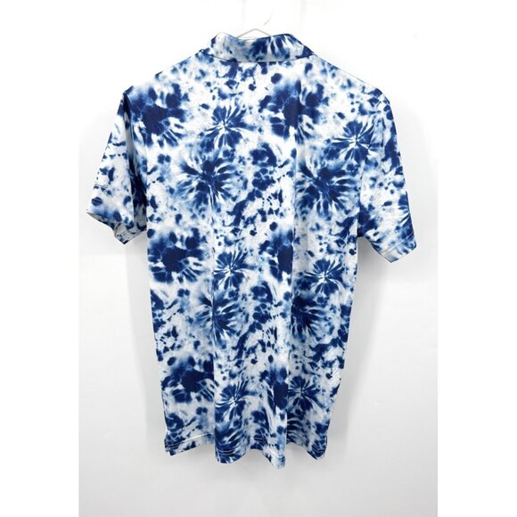 Golf Gods Australia Men's  AOP Abstract Performance Polo Shirt Size S - Picture 4 of 5